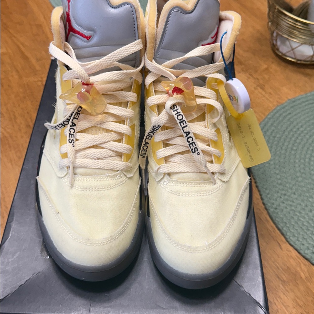 Jordan 5 offwhite (SOLD) - Picture 2 of 9